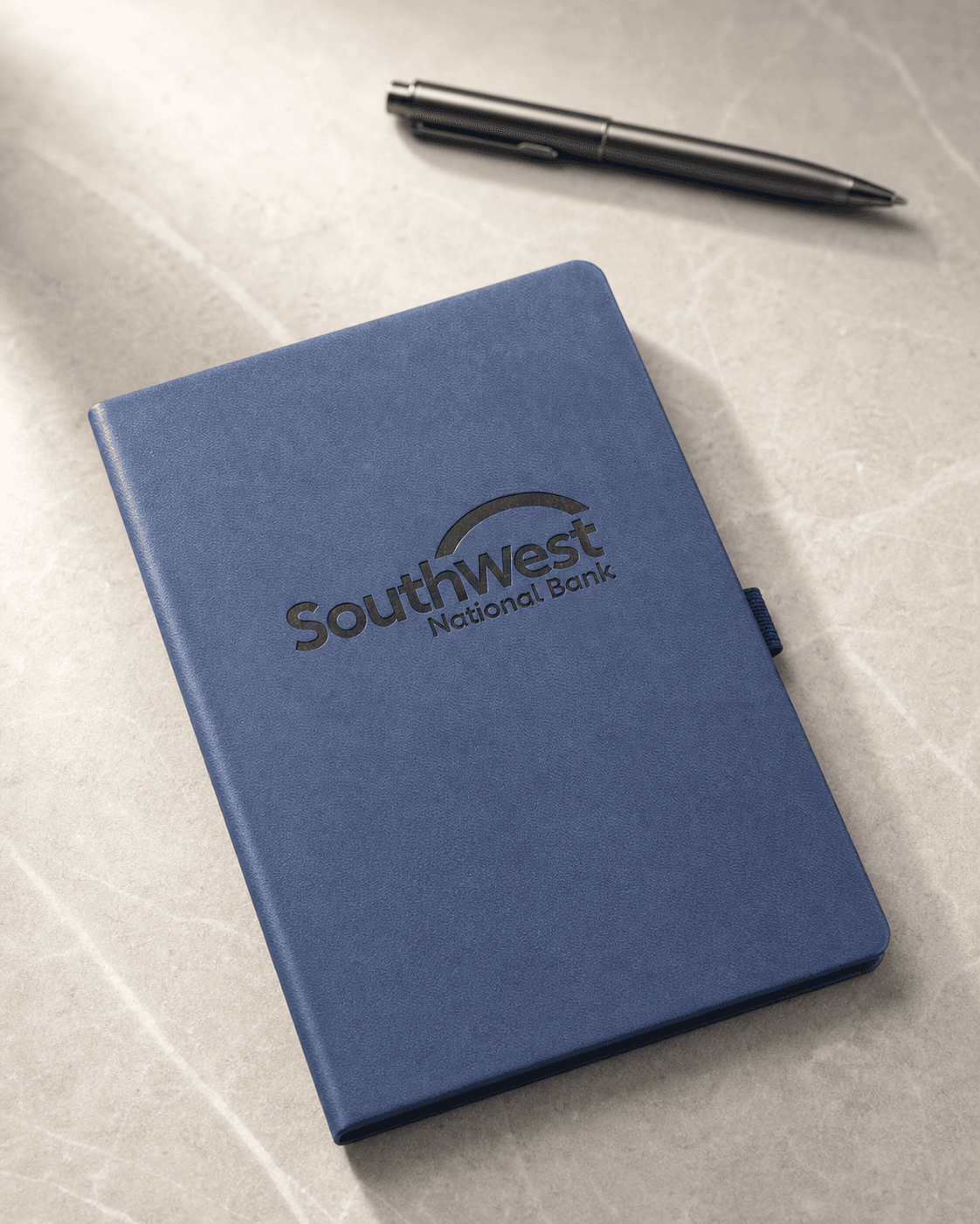 Southwest National Bank, debossed journal